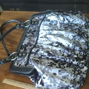 Apt. 9 Black and White Printed Tote Bag